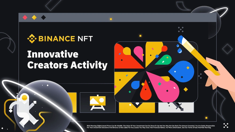 Binance NFT Innovative creators Activity VikStore